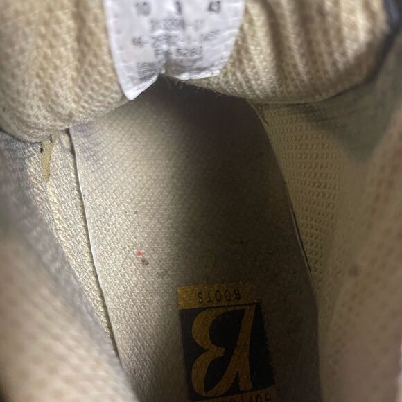 Buffalino B Boots Men's Black Nubuck lace up Boots SZ10 Rubber soles. - Picture 8 of 10